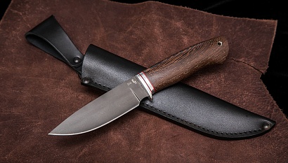 Фото ножа Тигр — 187, сталь d2, притин дюраль, венге